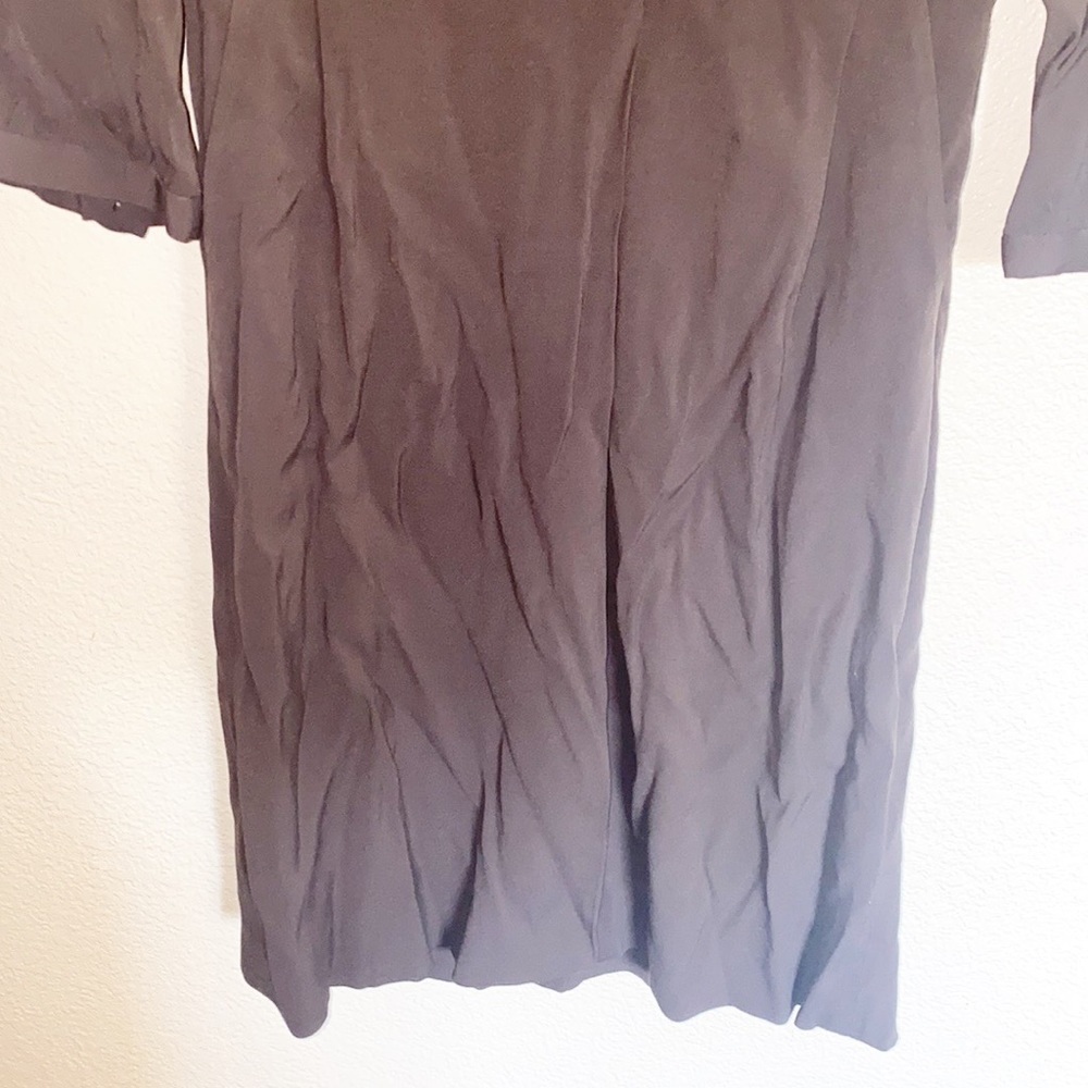 Classiques.Entier Brown 3/4 Length Sleeve Business Casual Dress - Picture 3 of 12